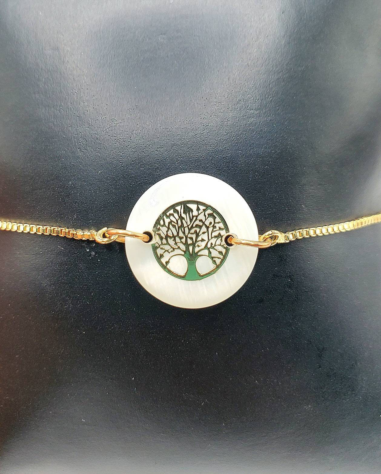 Tree of life adjustable bracelet