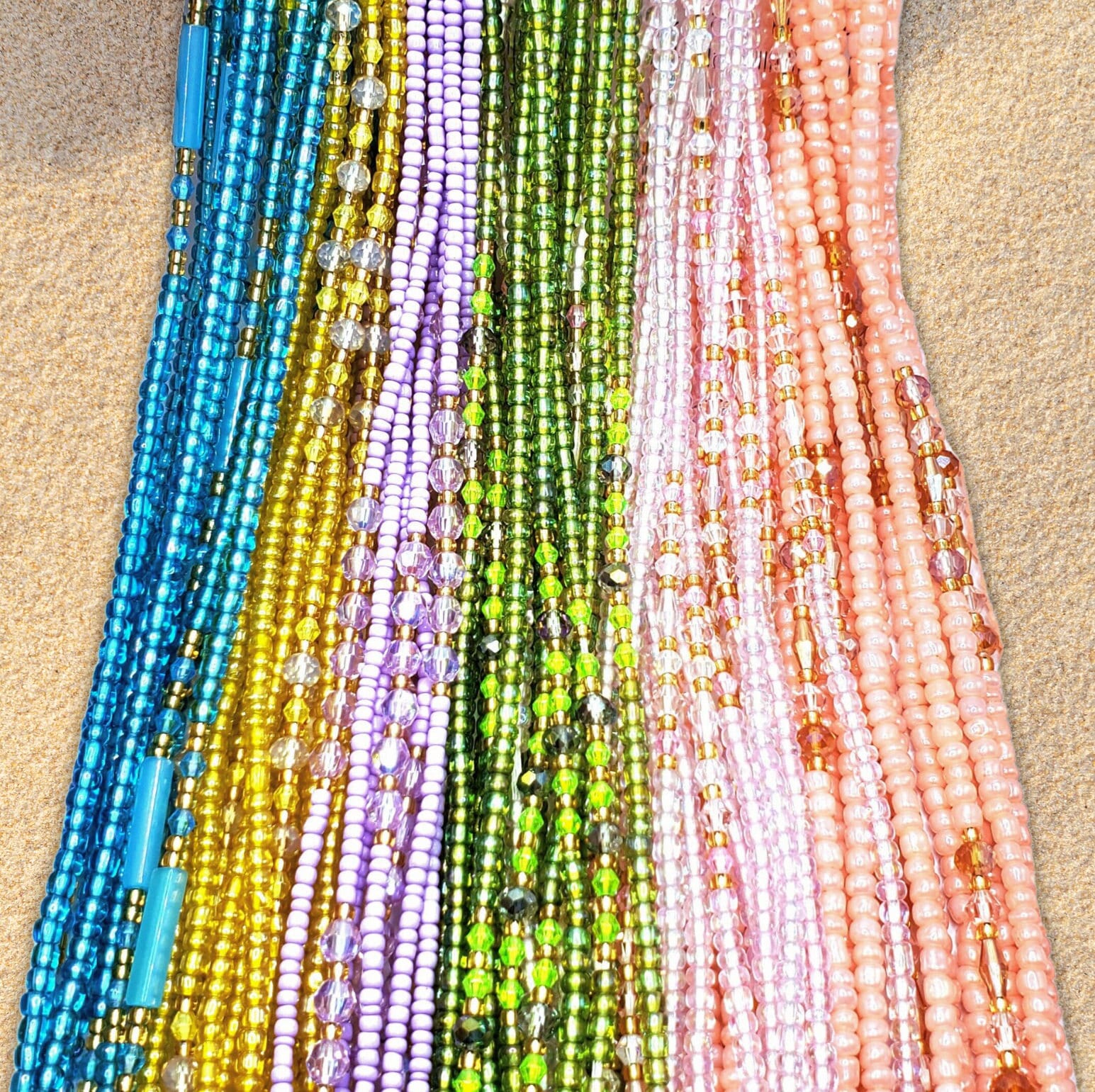 Waist beads (tie on)