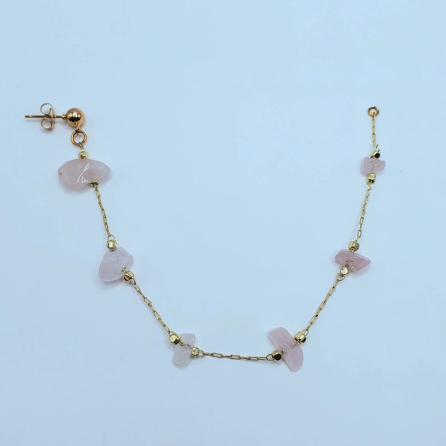 Crystal nose ring chain