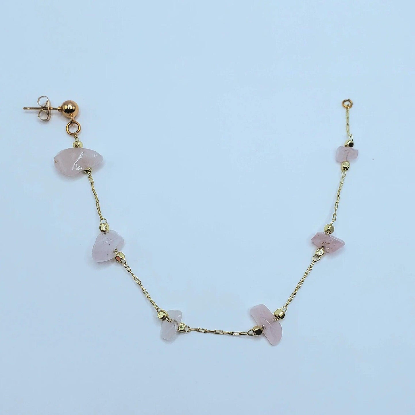 Crystal nose ring chain