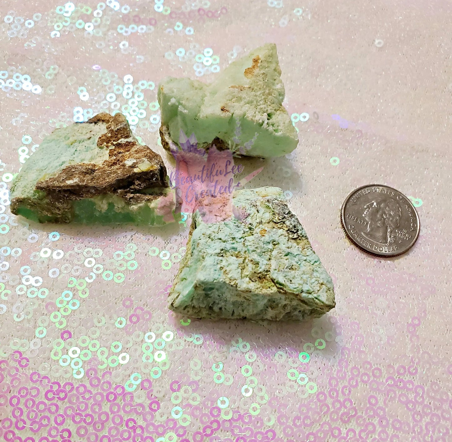 Chrysoprase crystal