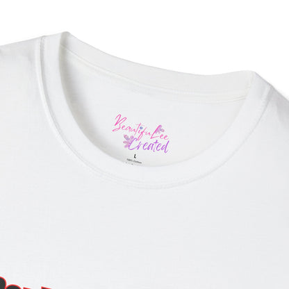 Don't touch my hair or my dog cotton tee shirt Printify