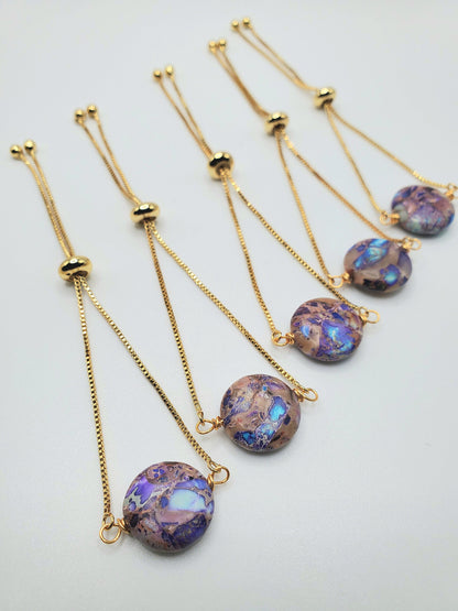 Imperial Jasper slider bracelet