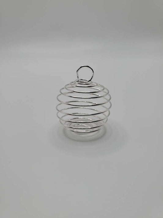 Spiral crystal cage