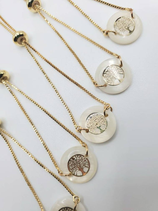 Tree of life adjustable bracelet
