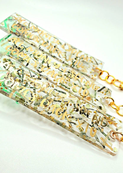 Credit card clip keychain