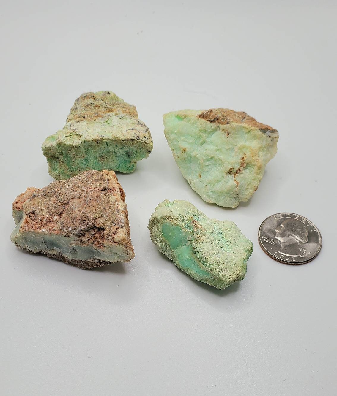Chrysoprase crystal