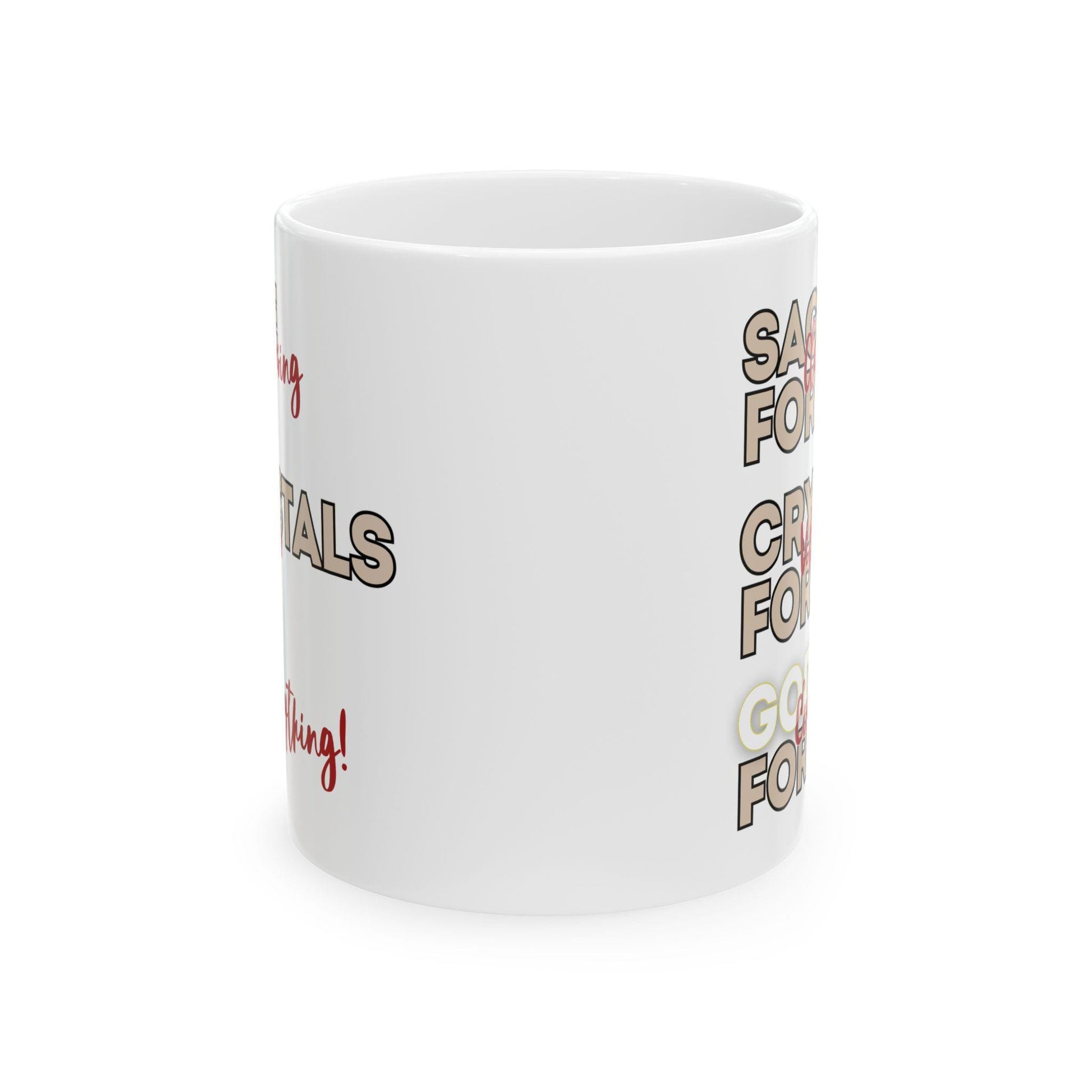 Sage Crystals God ceramic mug