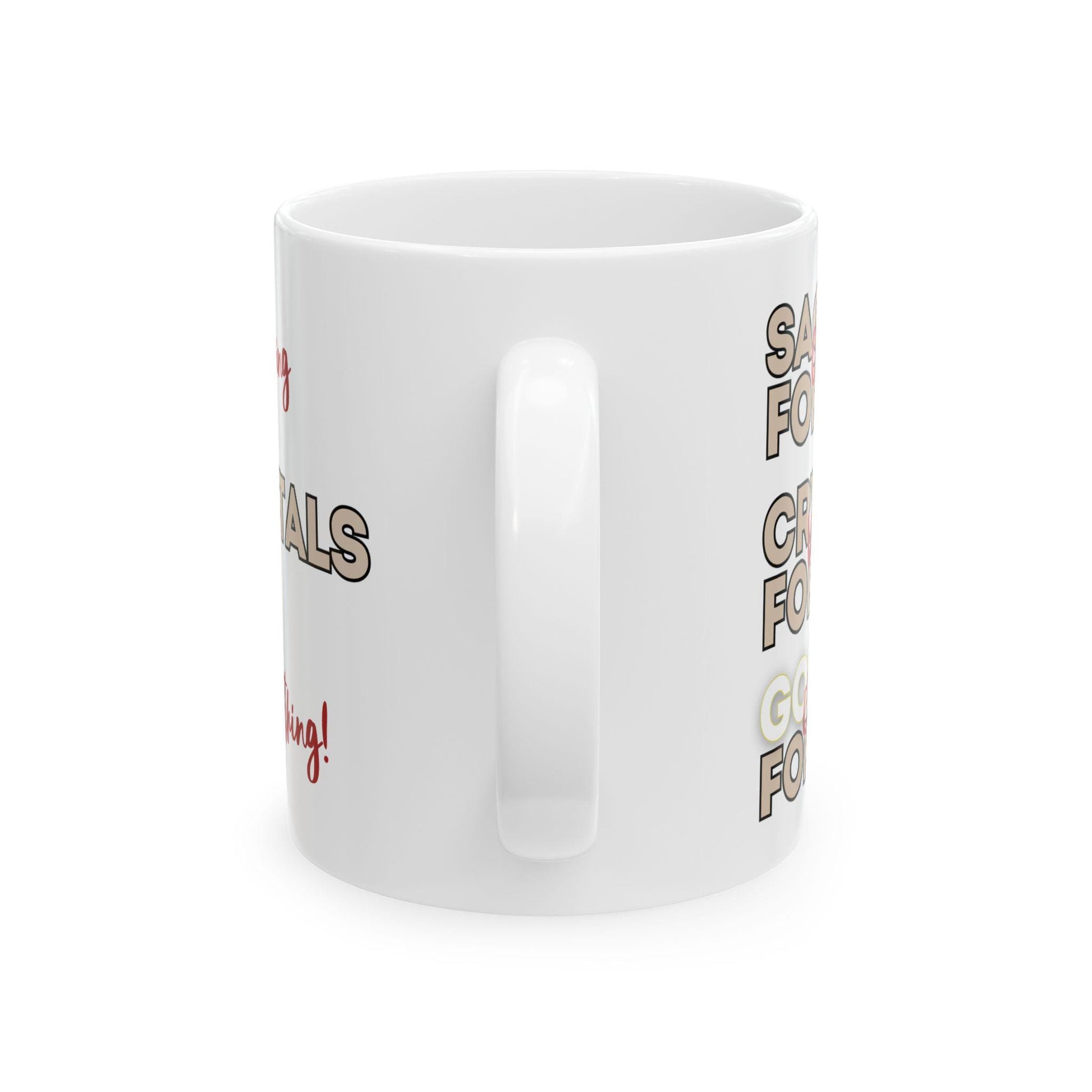 Sage Crystals God ceramic mug