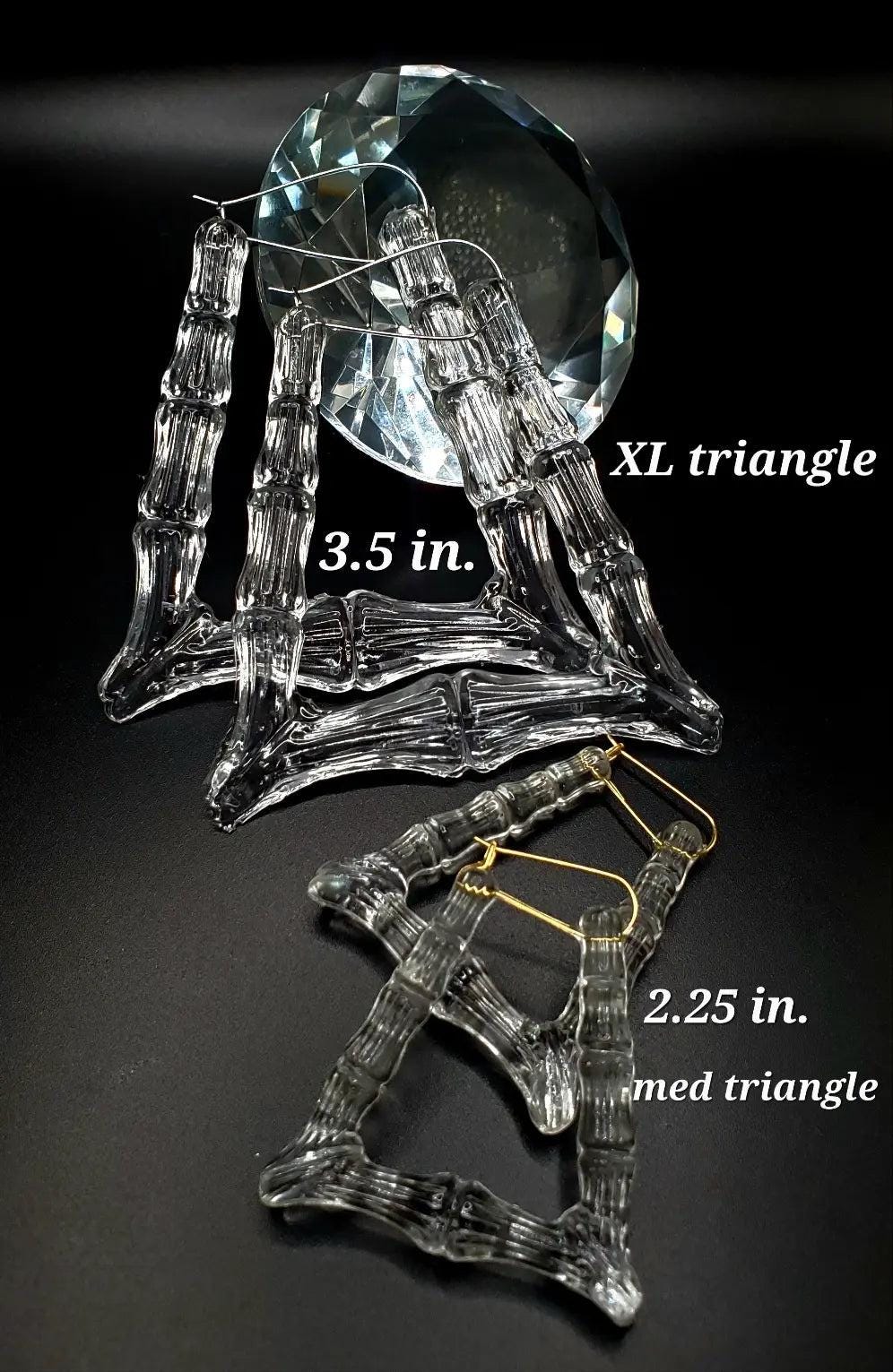 Jelly bamboo hoop earrings customizable beautifuleecreatedllc