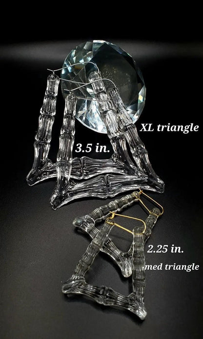 Lavender bamboo earrings beautifuleecreatedllc