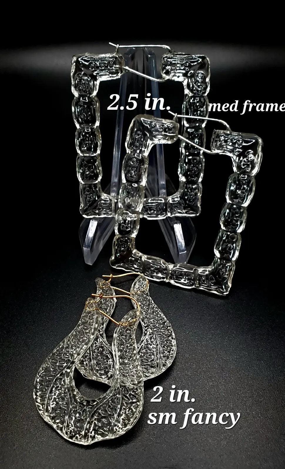 Lavender bamboo earrings beautifuleecreatedllc