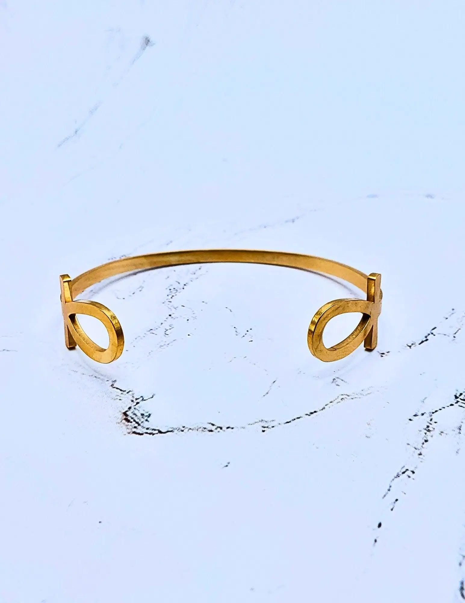 Ankh cuff bracelet