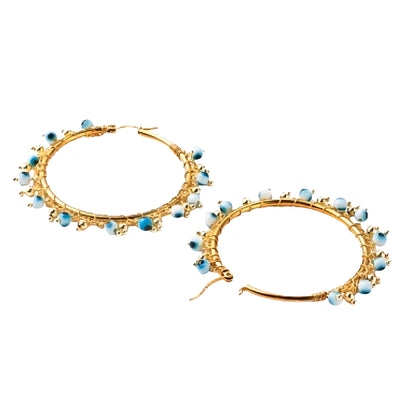 Evil Eye Hoop Earrings: Stylish and Protective Jewelry