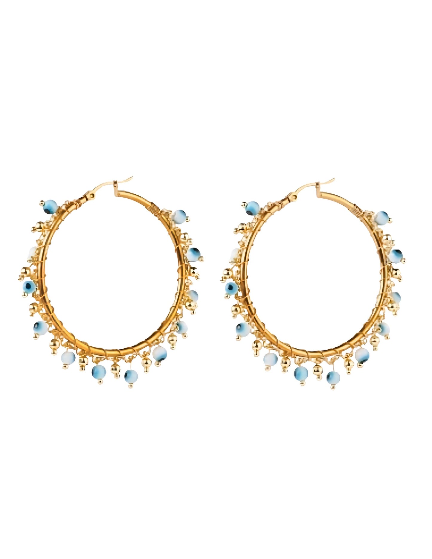 Evil Eye Hoop Earrings: Stylish and Protective Jewelry