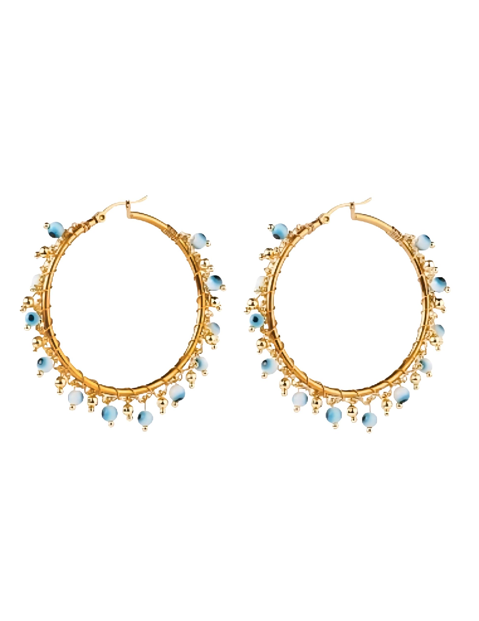 Evil Eye Hoop Earrings: Stylish and Protective Jewelry
