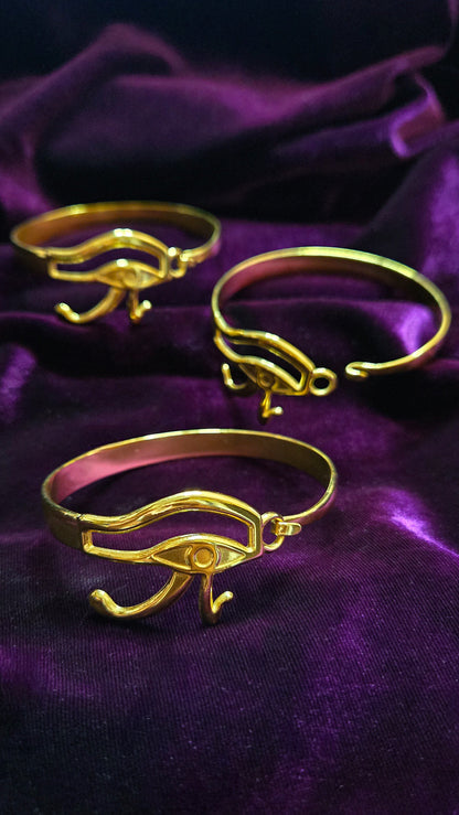 Eye of Ra Bangle Bracelet