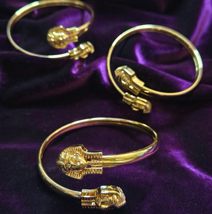King Ramesses Adjustable Wrap Cuff Bracelet