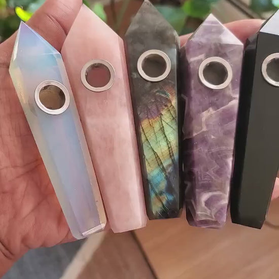Crystal pipe