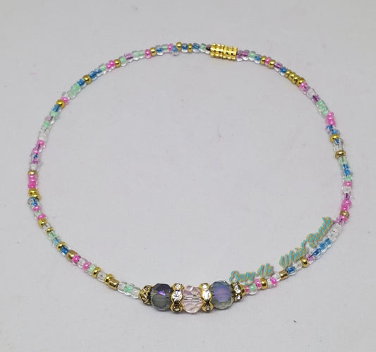 Colorful anklet (small beads)