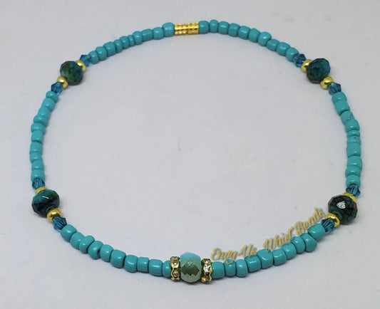 Turquoise anklet