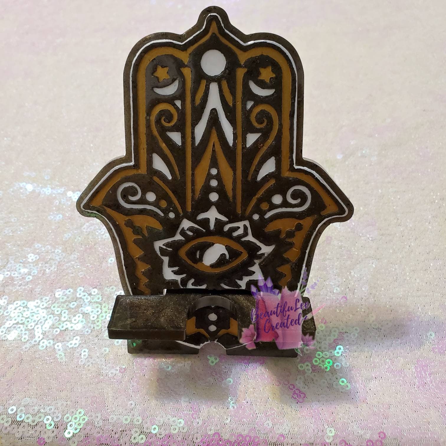 Hamsa hand phone stand