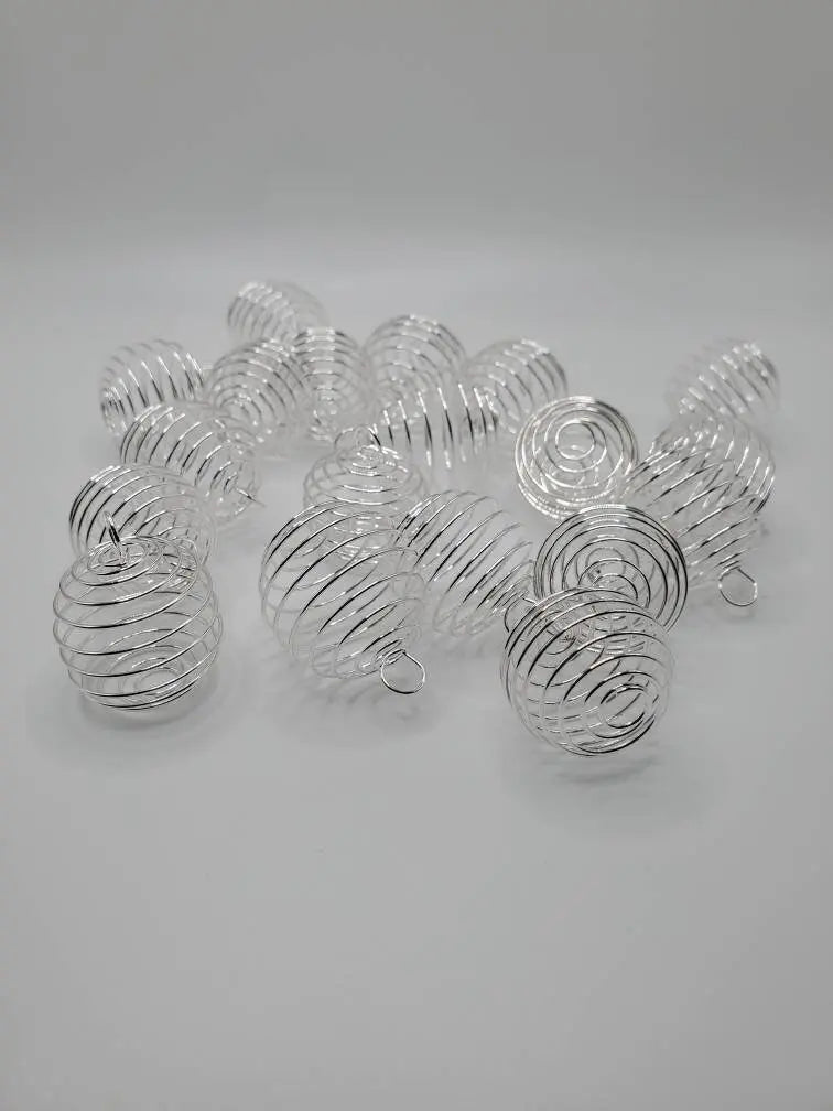 Spiral crystal cages