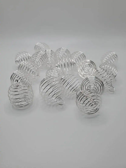 Spiral crystal cages