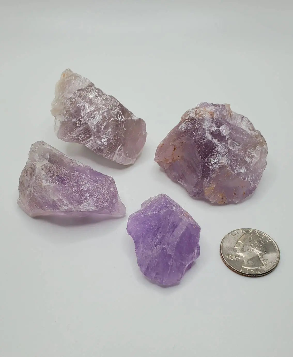 Raw amethyst crystal