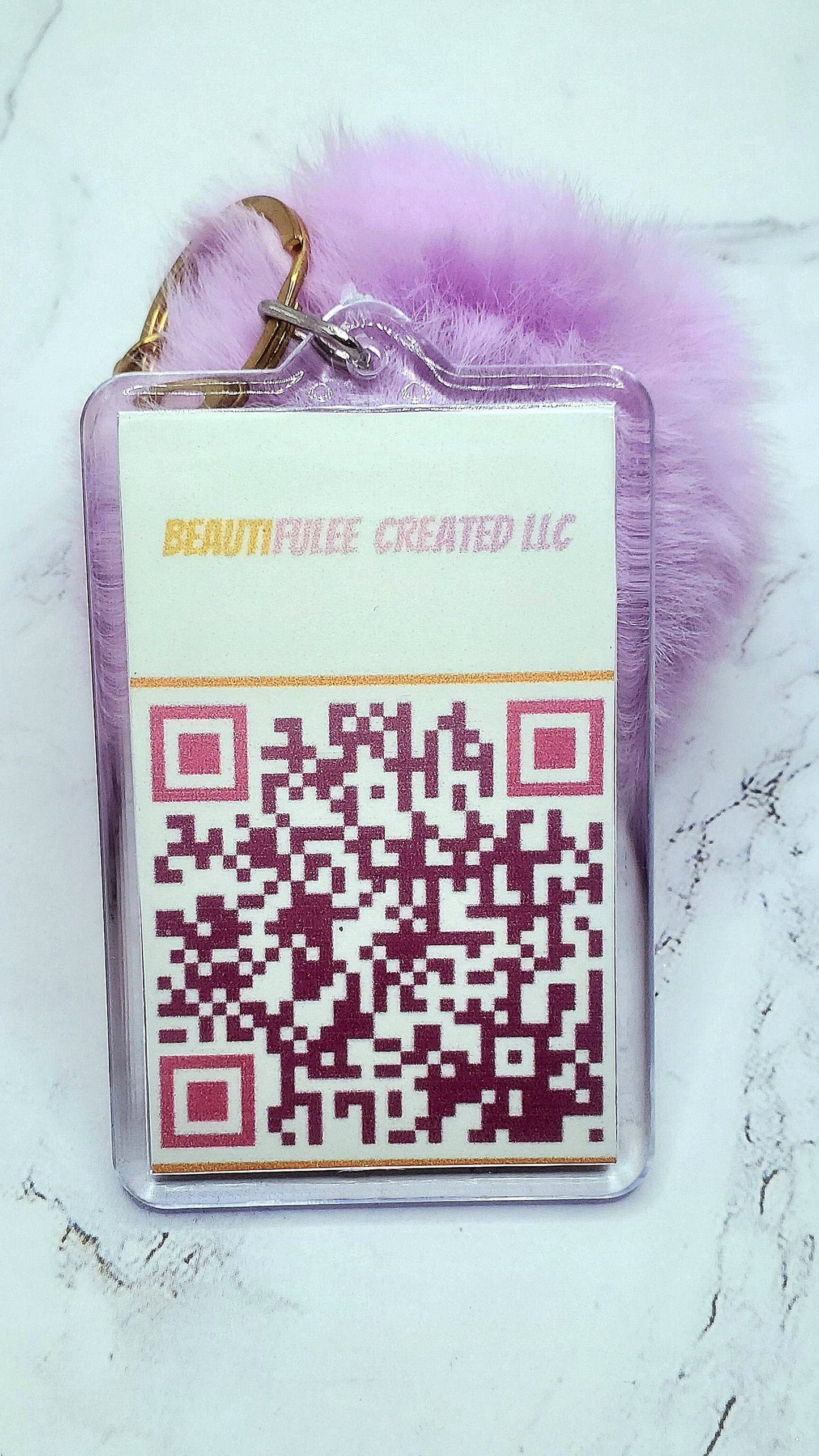 QR code keychain