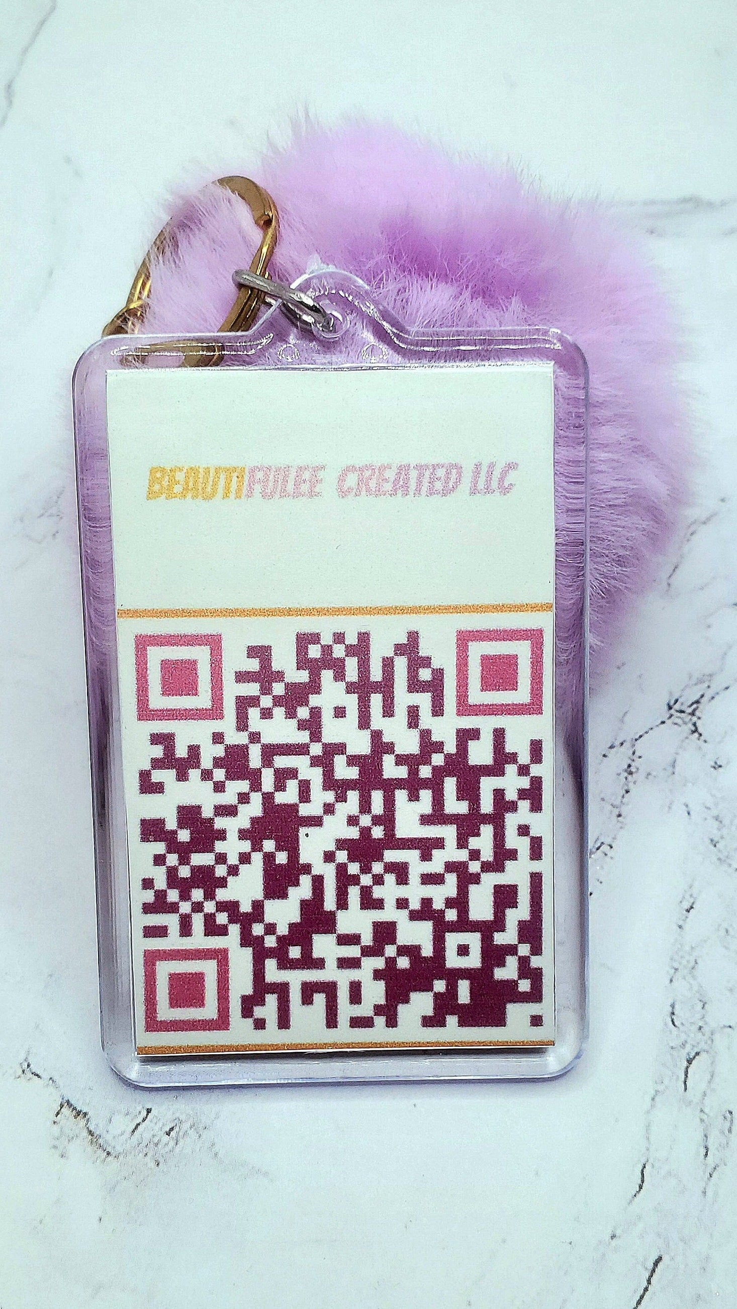 QR code keychain